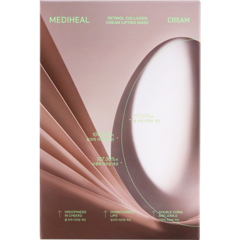 MEDIHEAL 0545 Maska w płachcie liftingująca KREMOWA 30 ml