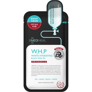 MEDIHEAL 2470 Maska czarna w płachcie nawilżająco-rozświetlająca W.H.P 27ml