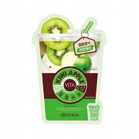 MEDIHEAL 5724 Maska w płachcie Kiwi Apple odświeżająca 20 ml