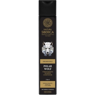 NATURA SIBERICA MEN Wzmacniający szampon-odżywka 2w1 Wilk Polarny 250 ml