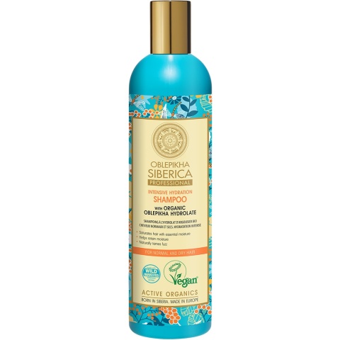 NATURA SIBERICA Szampon do włosów normalnych i suchych rokitnikowy 400 ml