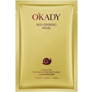 OKADY 3794 Nawilżająco-ujędrniająca maska w płachcie z żeń-szeniem 25 ml