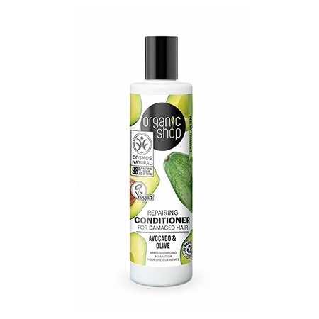ORGANIC SHOP Odżywka do włosów zniszczonych Olejek z awokado&Oliwa z oliwek