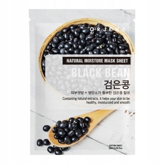 ORJENA Maska nawilżająca w płachcie z ekstraktem z czarnej fasoli 23 ml