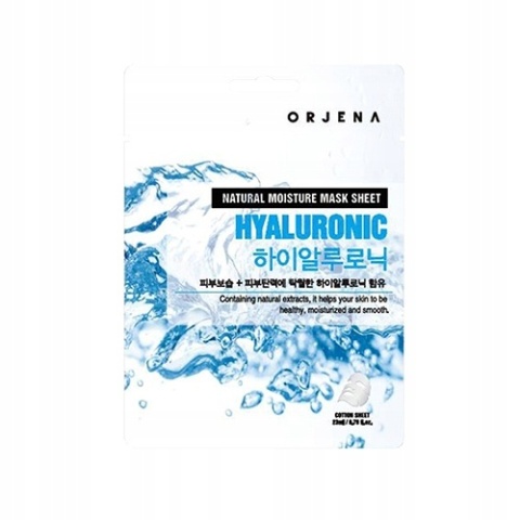 ORJENA Nawilżająca maska w płachcie z kwasem hialuronowym 23 ml