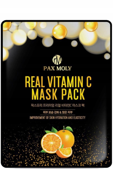 Pax Moly Maska w płachcie rozświetlająca Vitamina C 25 ml