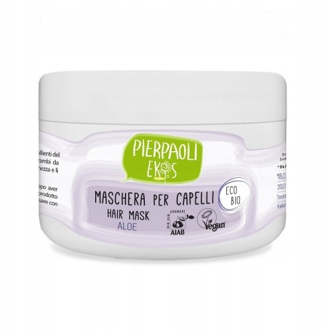 Pierpaoli Ekos Maska do włosów z organicznym sokiem aloesowym i masłem shea