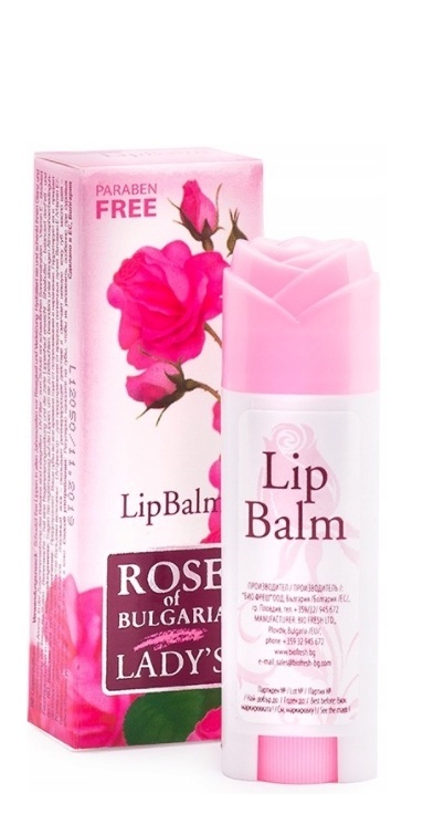 ROSE OF BULGARIA Balsam ochronny pomadka do ust z masłem kakaowym 5 ml