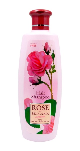 ROSE OF BULGARIA Szampon do włosów z wodą z róży damasceńskiej 330 ml