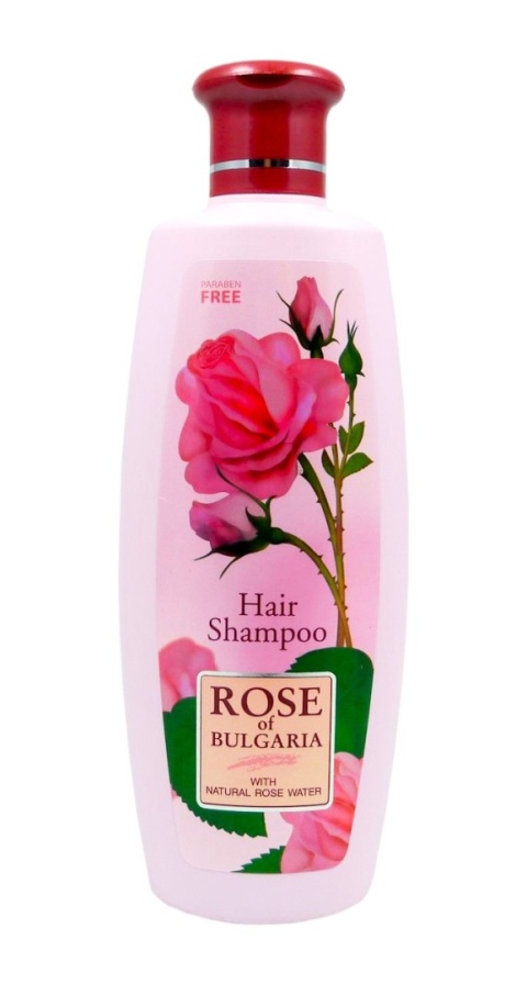 ROSE OF BULGARIA Szampon do włosów z wodą z róży damasceńskiej 330 ml