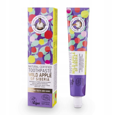 Receptury Agafii pasta do zębów dzikie jabłko 85 g