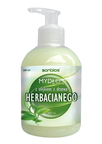 SANBIOS Mydło w płynie z olejkiem z drzewa herbacianego 300 ml