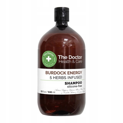 THE DOCTOR Szampon do włosów Energia łopianu i 5 ziół 946 ml