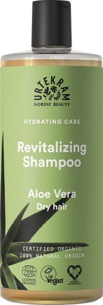 URTEKRAM Szampon regenerujący do włosów suchych Z ALOESEM 500 ml