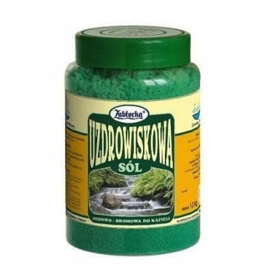 ZABŁOCKA Sól uzdrowiskowa 1,2kg zielona